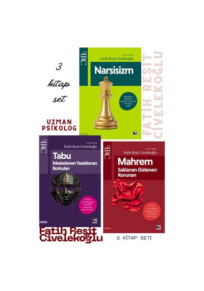 Fatih Reşit Civelekoğlu Seti 3 Kitap Set & Mahrem Saklanan G...