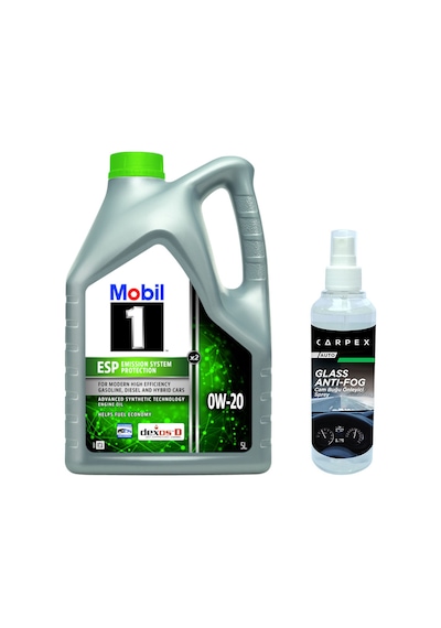 Mobil 1 Esp X2 0w-20 Motor Yağı 5 L + Carpex Cam Buğu Önleyici