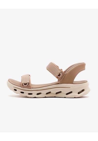 Skechers Go Walk Glıde-step 2.0 Sandal Kadın Bej Sandalet 141267 Tpe