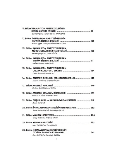İnhalasyon Anestezisi