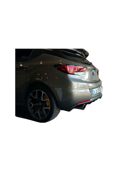 Opel Astra K 2016 Sonrası Arka Tampon Eki - Difüzör (Plastik)