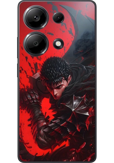 Xiaomi Redmi Note 13 Pro Uyumlu Şeffaf Kılıf Berserk 3 Tasarımlı