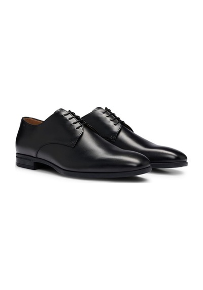 Boss Mens Kensington Derb Rubber Made İn Italy 50385015 Siyah Siyah