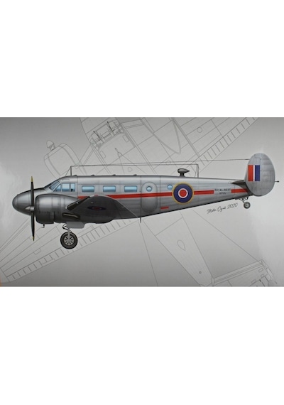 Beechcraft C-45 Expeditor Royal Navy Pm Model Demonte Plastik Uçak Maket Kiti
