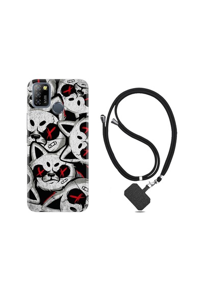 Casper Via E30 Kılıf Silikon Desen Black Wolf 1691