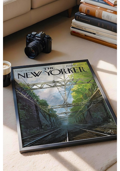The New Yorker Çerçeveli Tablo September 18 1971