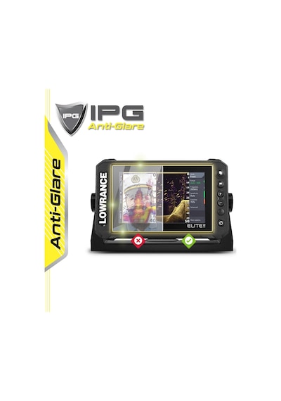 Lowrance Elite Fs 7 Fishfinder - Ipg Anti-glare Yansıma Önleyici Mat Ekran Koruyucu