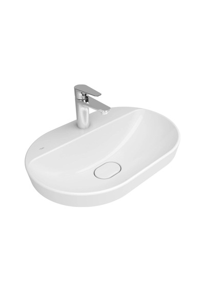 Kale Zero 2.0 60x40 Cm Yarı Gömme Oval Lavabo Beyaz