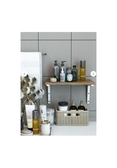 Tekli Dekoratif Duvar Rafı, Kitaplık Ve Organizer, Banyo, Mutfak, Balkon Ceviz