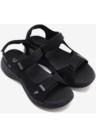 Skechers Go Walk Arch Fit Sandal - Mission İi Erkek Siyah Sandalet 229064 Blk Siyah