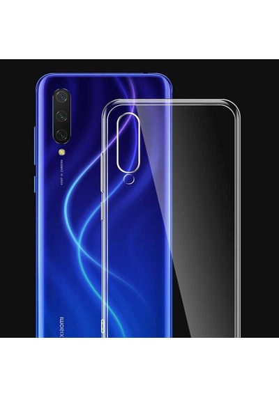 Noktaks - Xiaomi Mi 9 Lite Uyumlu - Kılıf Şeffaf Soft Slim Fitt Süper Silikon Kapak - Şeffaf