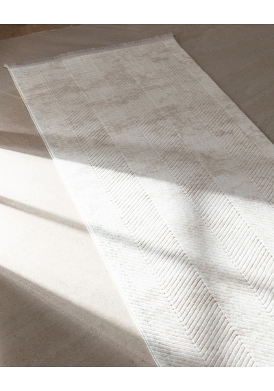 Madame Coco Eze Halı - Ekru - 80x300 Cm Ekru