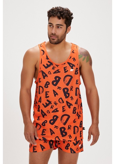 Bad Bear Bling Turuncu Erkek Atlet-turuncu Turuncu
