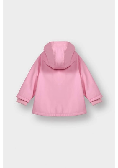 Defacto Su Geçirmez Kapüşonlu Mont Kız Bebek F8350a526sppn164 Pembe-pn164