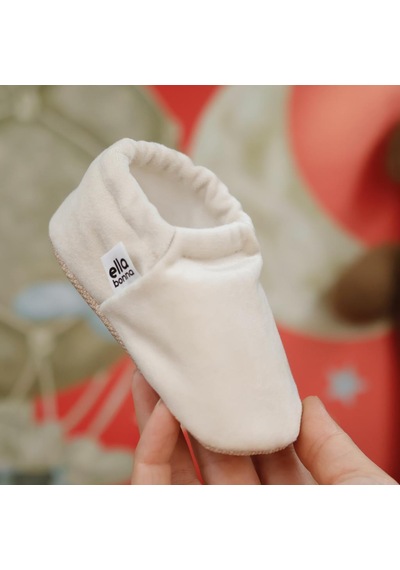 Kadife Bebek Patiği, Kaydırmaz Taban, Kreş Ayakkabısı Patik 001