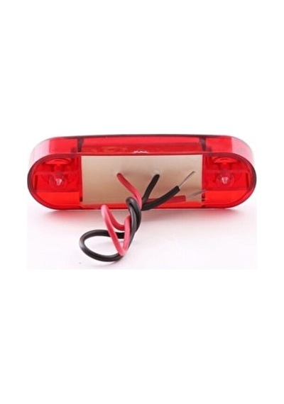 Ahmet Otomotiv Tombul Parmak Led 9 Ledli Kırmızı 10 Adet 12/24v