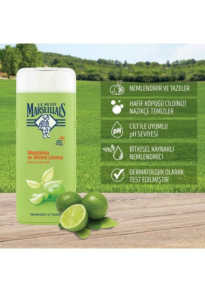 Le Petit Marseillais Mandalina ve Misket Limonu Banyo ve Duş Jeli 400 ML
