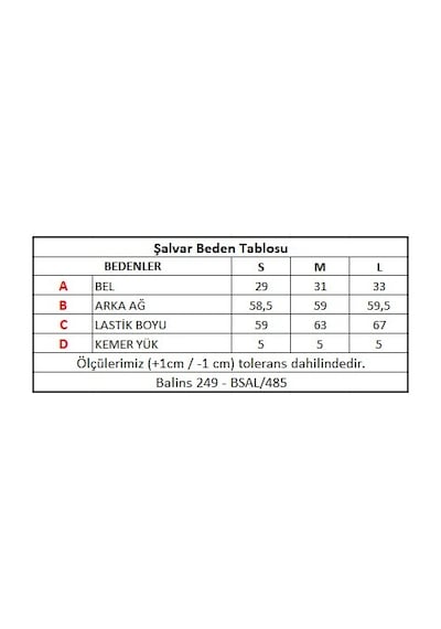 Balins Kadın Şalvar Beyaz