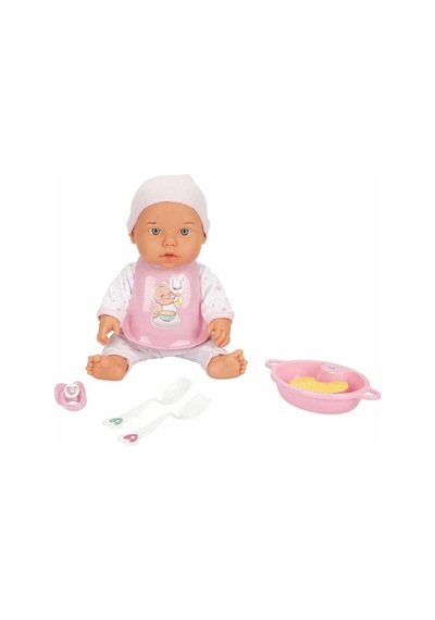 030021 Nessiworld Yemek Zamanı Sesli Bebek Seti 35 Cm / +3 Yaş
