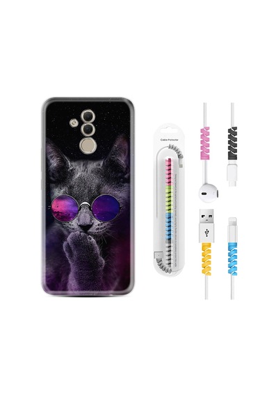Huawei Mate 20 Lite Kılıf Kablo Koruyuculu Carisma Cat 1607