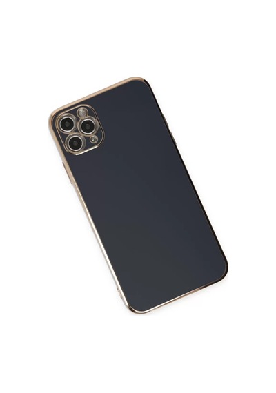 Apple Uyumlu iPhone 11 Pro Max Kılıf Volet Silikon - Siyah -