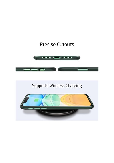 İphone 11 Pro Kılıf, Liquid Shield,pine Green