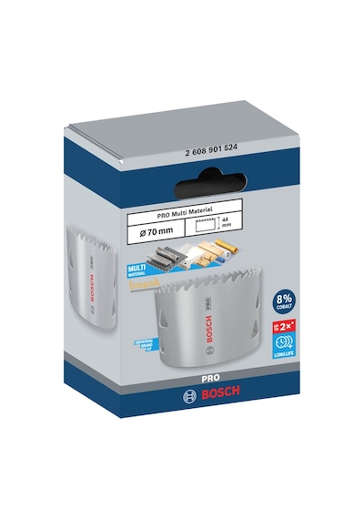 Bosch Pro 70 Mm Multi Vidalı Bi-metal Panç 2608901524