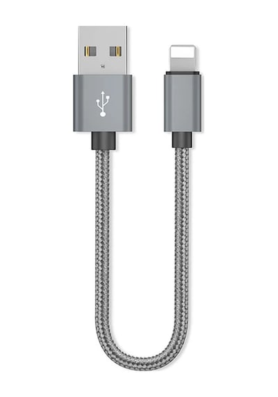 Ally Apple iPhone Uyumlu İos 3.0a Hızlı Şarj Halat Usb Kablo 20cm- 5775 Rose Gold