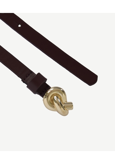 Yargıcı Deri Toka Detaylı İnce Pantolon Kemeri 26kkkm7007x 016 Bordo