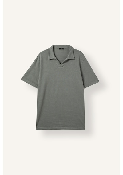 Defacto Regular Fit Kısa Kollu Düğmesiz Basic Polo Tişört I4641ax26augn826 Yeşil-gn826