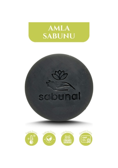 Sabunal Amla Sabunu 4 Adet - Saç ve Sakal Bakımına Uygun Doğal Sabun