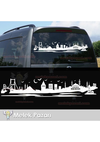 Istanbul Manzarası Araba Sticker, Karavan Sticker