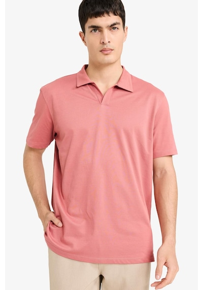 Defacto Regular Fit Polo Yaka Kısa Kollu Tişört F8477ax25aubr268 Bordo