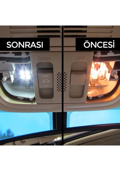 Ensadepo 39 Mm Sofit Led Canbus Iç Aydınlatma Plaka Tavan Lambası 2 Adet