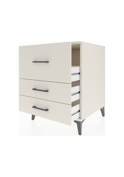 Kronos Komodin 3 Çekmeceli 60x59x80 Aytaşı-aytaşı Aytaşı