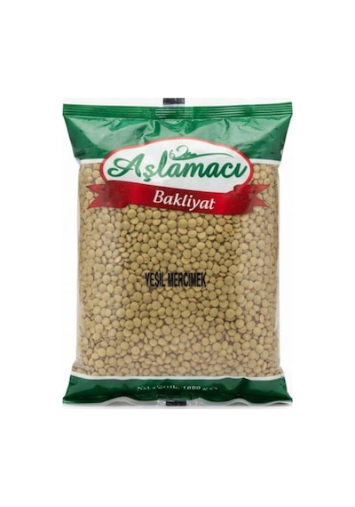 Aşlamacı Bakliyat Yeşil Mercimek 1 Kg Kuru Bakliyat