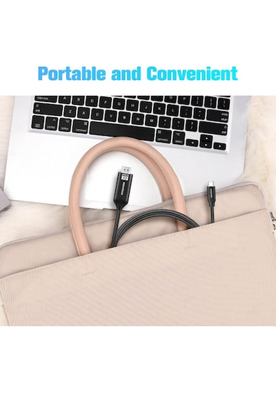 Rshtech Usb C - Hdmı Kablosu 1.8 Metre 4k 60hz Type C - Hdmı Kablosu 4k 60hz Örgü Kablo