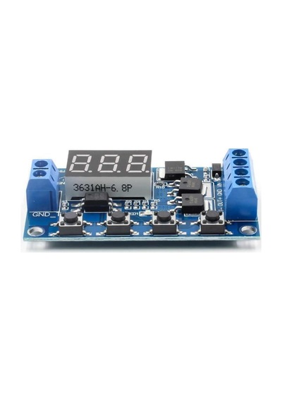 Zamanlayıcı Timer Modül Dual Mosfetli Gecikmeli Başlangıç 0-999Sn