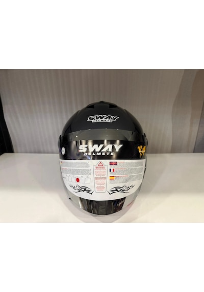 Kask Sway Sw 715 Hd Grey Aynalı Vizör