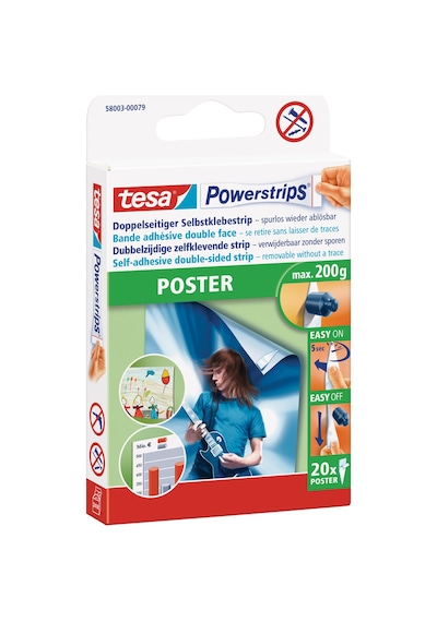 Tesa Powerstrips Poster Bandı
