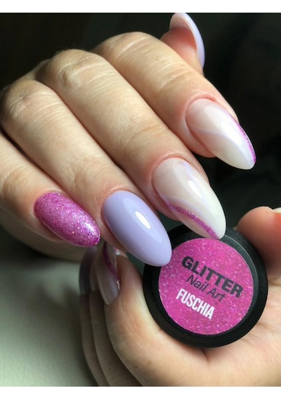 Glamour Nail Art Tasarım Boya Fushia 5 Gr Fuşya