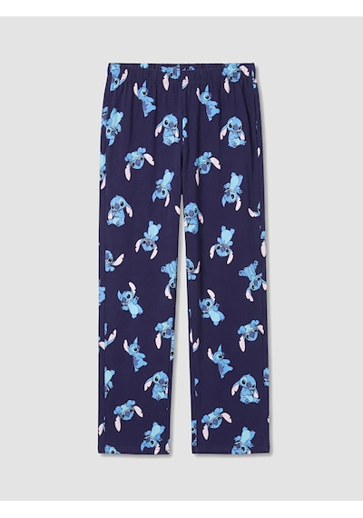 Lcw Young Lacivert Stitch Desenli Kadın Pijama Alt