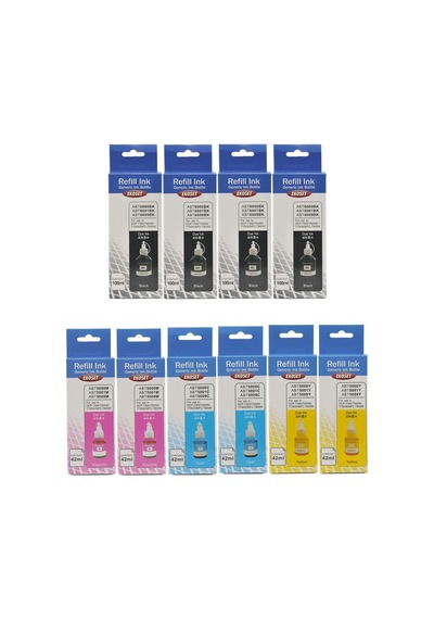 Ekoset Brother Dcp T300 T310 T500W T510W Uyumlu Mürekkep 10 Adet