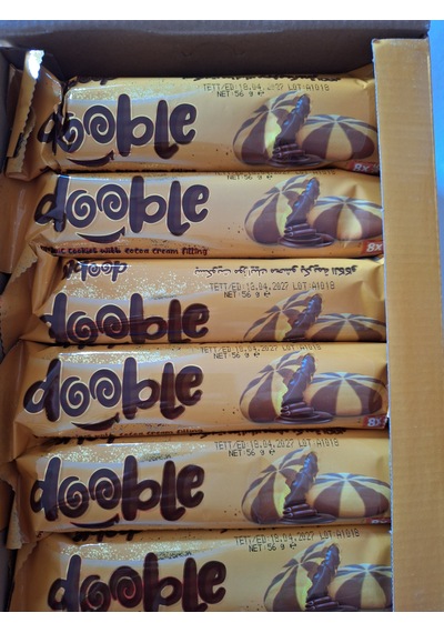 Dooble Kakao Kremalı Mozaik Bisküvi 56 Gr 24 Adet