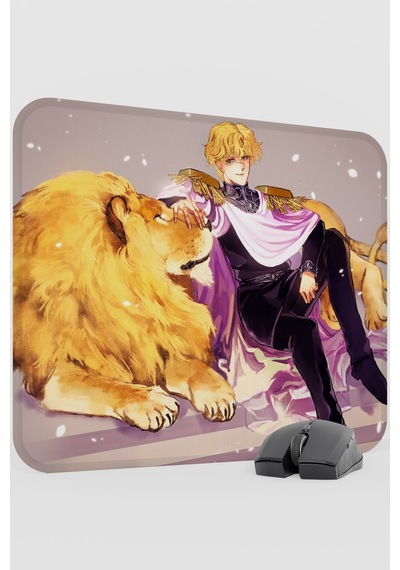 Ginga Eiyuu Densetsu Anime V5 - 48x40 Xl Gaming Kauçuk Kaymaz Taban Mouse Pad Fare Altlığı