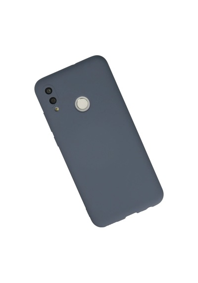 Gld-spt- Newface Huawei P Smart 2019 Kılıf Nano İçi Kadife Silikon - Gri