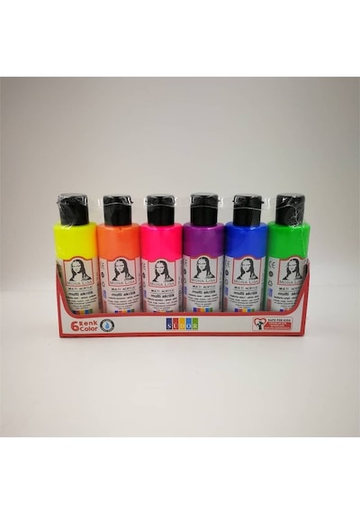 Monalisa Akrilik Boya Multi Fosforlu 6X70 Ml Sd1006F