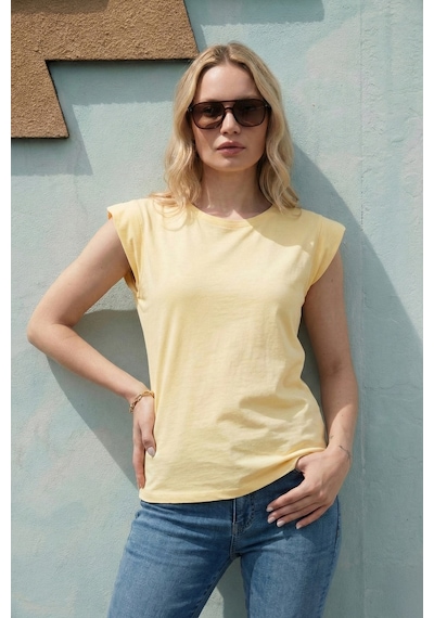 Lela Bayan T Shirt 5864019 Sarı Sari