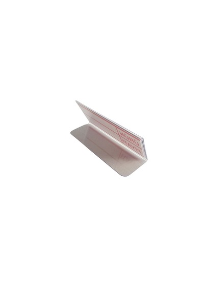 10 Adet Standlı Etiket Seti 10x4 Cm Silinebilir Ayaklı Vitrin