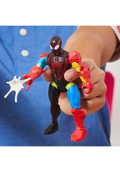Mixmashers Miles Morales Spider-man Karıştır Ve Eşleştir Aksiyon Figürü Ve Aksesuarları